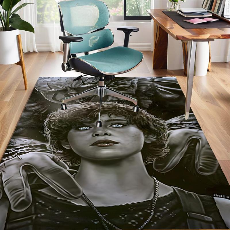 1pc Pennywise1 Design Area Rug - Non-Slip, Soft & Cozy Floor Mat for Living Room, Bedroom, Office - Indoor/Outdoor Decorative Carpet