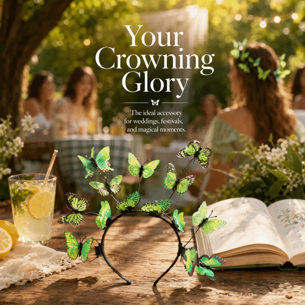 Glow Simulation Bridal Headpiece Flower Ring Fairy Headband Hair Accessories Bride