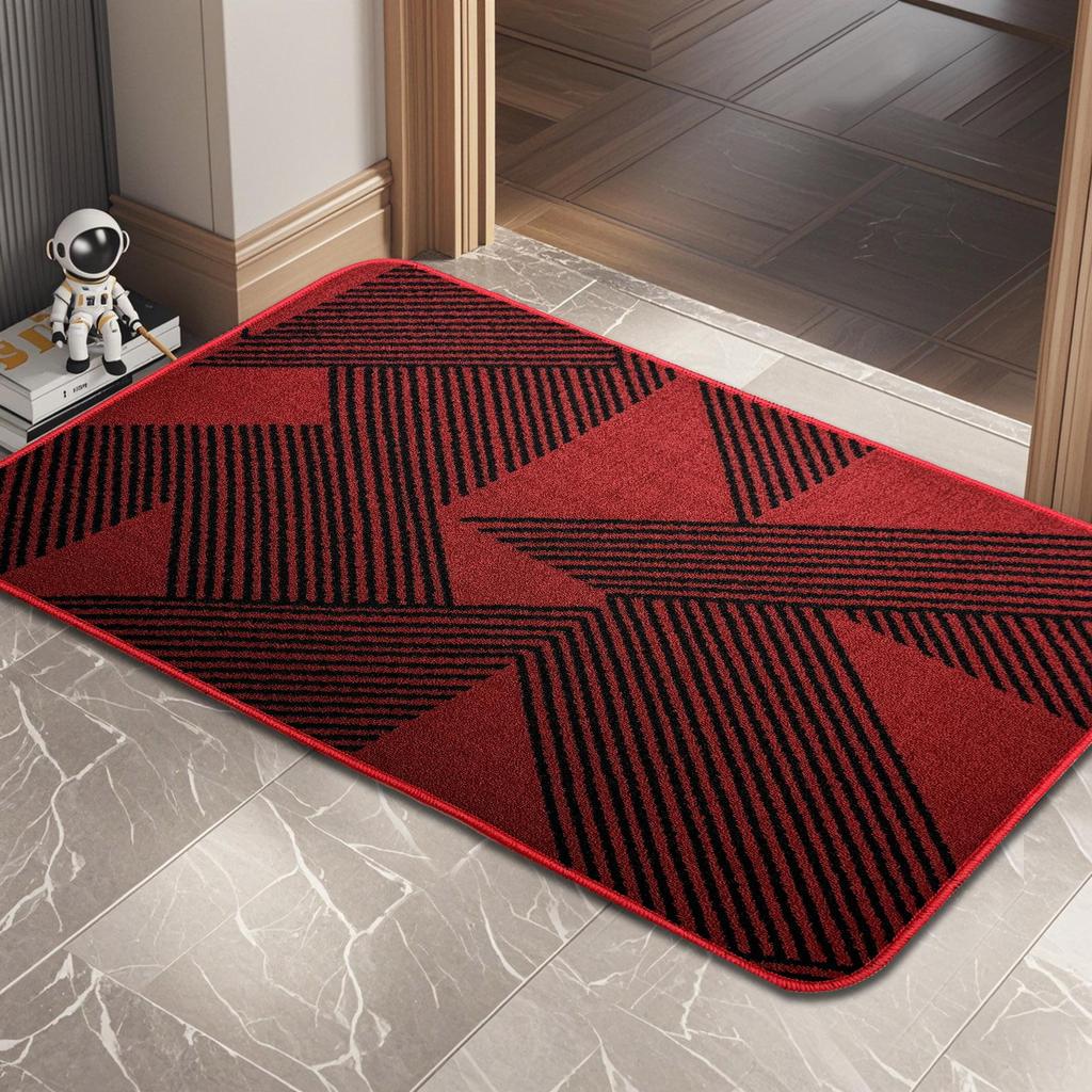 Entrance Door Mat Dirt Resistant Floor Mat Chinese Style Entrance Door Mat Thickened Anti Slip Foot Mat