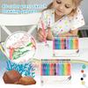 40 Colored Push-Down Neutral Pen With High Beauty Value For Student Sketching And Drawing, Fast-Drying And Ink-Lasting,20ml