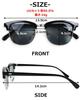 [Quintet] Browline Sunglasses, Fashion Glasses, Eyeglasses with Colored Lenses or Clear Lenses, Men's & Women's, Korean Fashion, 28-ty-2981 (1