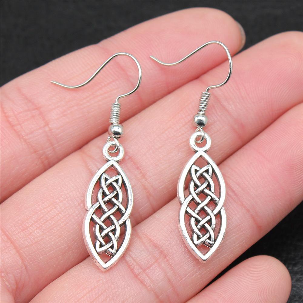 14 Styles New Fashion Amulet Triquetra Sign Earrings For Women Viking Dangle Earrings Cool Amulet Jewelry