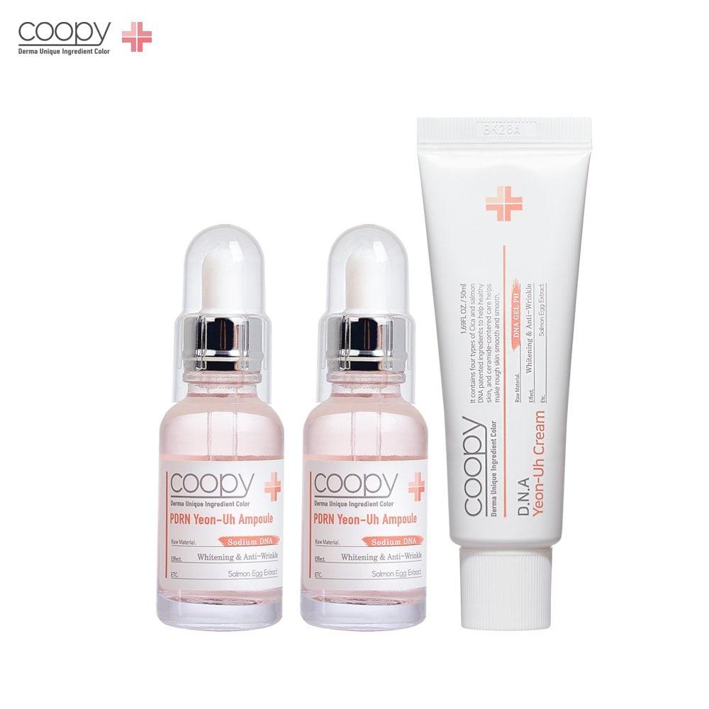 

COOPY PDRN ампула с лососем 30 мл x 2 + крем DNA с лососем 50 мл x 1
