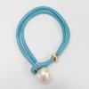 1Pc Faux Pearl Curtain Tieback, Woven Rope Adjustable Curtain Holder, Stylish Bead End Draperies Holder for Living Room Bedroom Bathroom Dormitory
