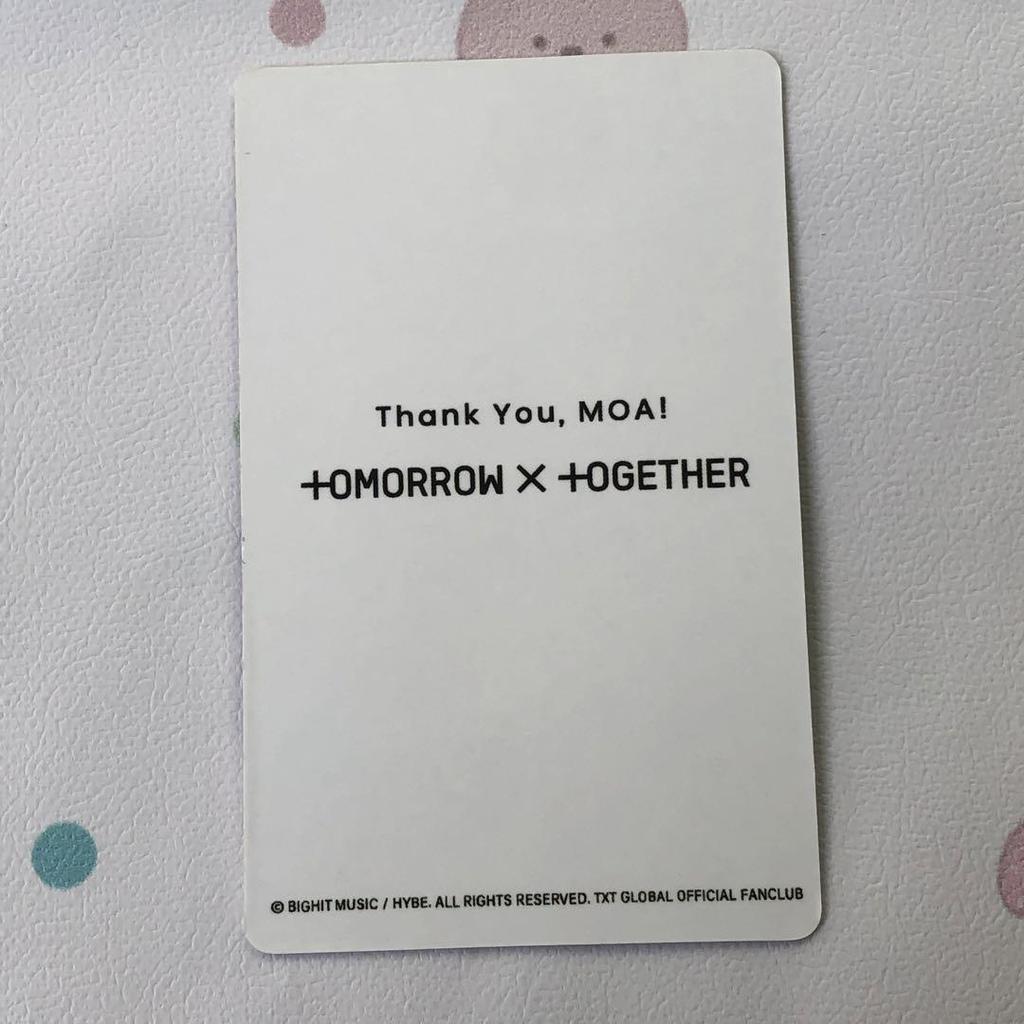 [USED] TXT 2021 FC Survey Winner: Member-Only Yeonjun Trading Card