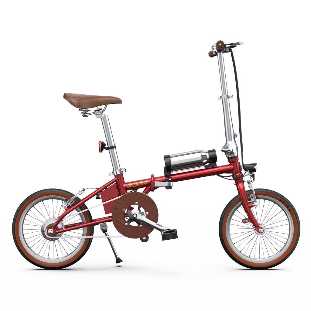 ONESPORT OT02 Electric Bicycle: 16-inch 250W Motor, Top Speed 25 Km/h, 36V 5.2AH, Maximum Range 25 Km