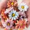 10/20PCS Small Daisy Artificial Flowers Home Room Table Decor Wreaths Wedding Bridal Accessories Clearance Headwear Brooch Gifts
