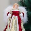 Golden Christmas Tree Top Star Delicate Christmas Angel Topper  Christmas Tree Top