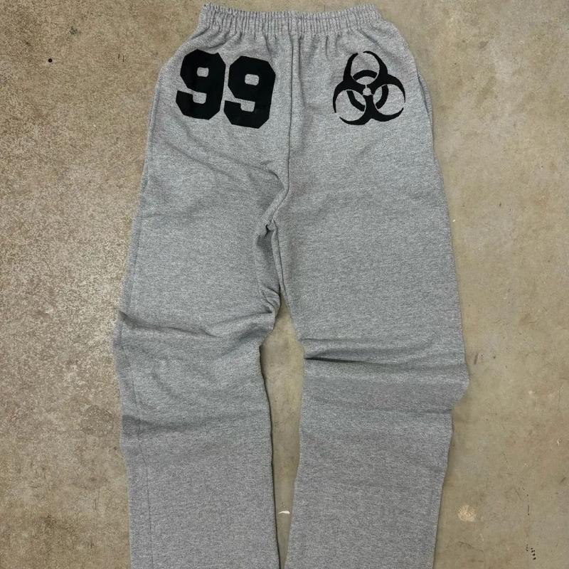 European and American street digital print Y2K men's and women's loose and personalized hip-hop casual pants