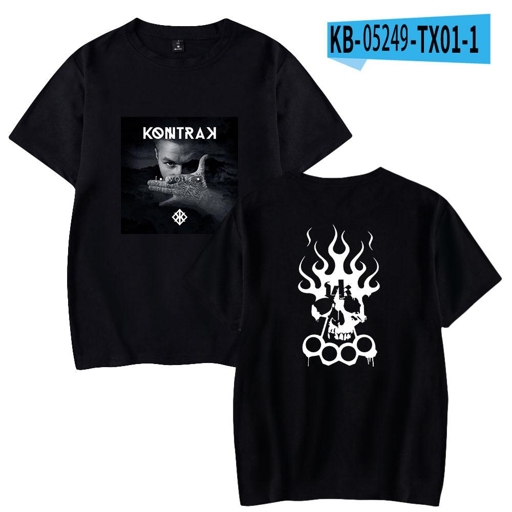 

Rapper Kontra K Oversized T Shirt Harajuku Casual Short Sleeve Unisex Women Tshirt Hipster Cool Graphic Tees Streetwear 4XL