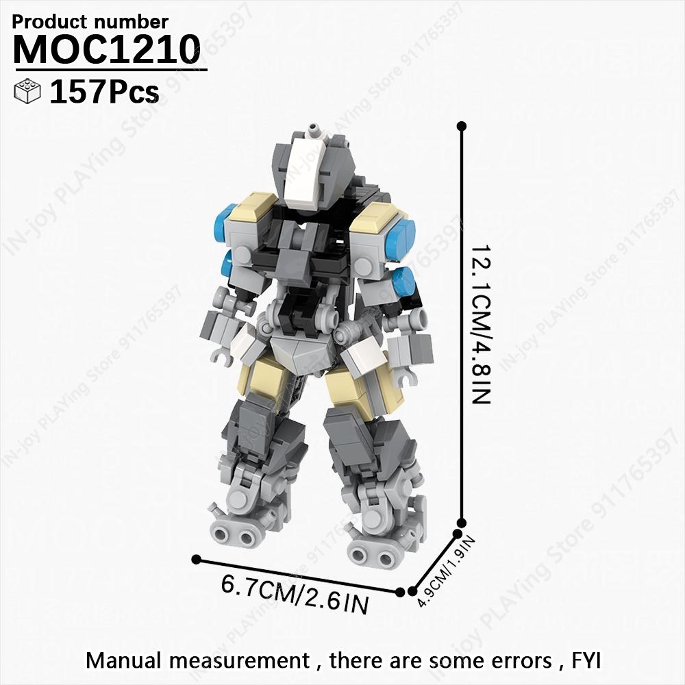 

MOOXI Movie Game Robot Mecha Tank Model MOC Bricks Creative DIY Assembled Building Blocks Compatible With Figure Collection Toys