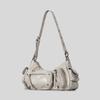 European and American Spice Girls Fengduo Zipper Women's Shoulder Bag Retro Rivet Underarm Machine Punk Wind Locomotive Bag 2026 New