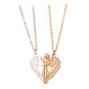 1 Pair Hug Couples Necklace Set Women Men Affectionate Hugging Pendant Love Snuggle Couple Matching Necklace Jewelry Anniversary Gift