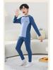Children's Cattail Floss Pajama Set - Boys & Girls Long Johns for Autumn & Winter