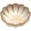Mino Ware Gohonte Small 11cm Set of Made In Product "Kato Kenji" Chrysanthemum-shaped Three-legged Bowl/Plate, Approx. Diameter, 5, Japan, Code