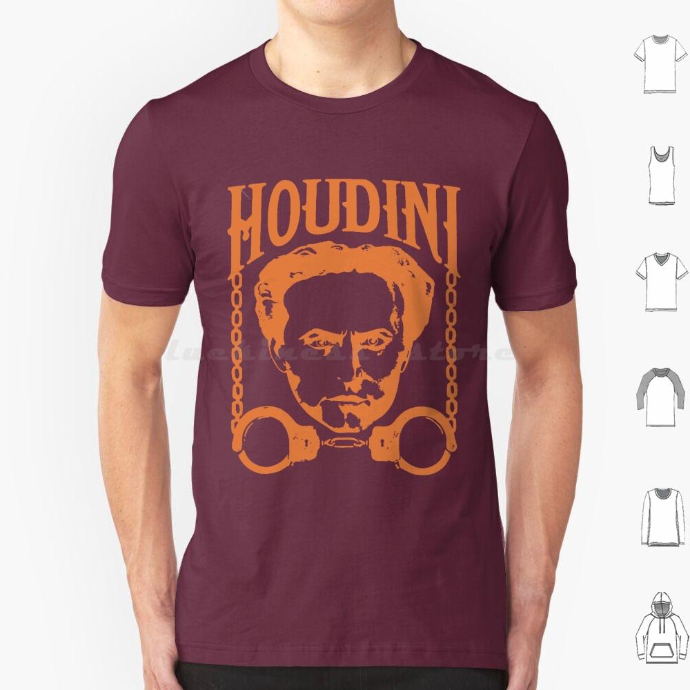 Harry Houdini Magician Harry Houdini Retro Vintage Las Vegas Circus Freak Magic Tricks T Shirt 6xl Cotton Cool Tee Houdini