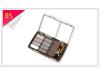 Winnie the Pooh Eyeshadow: 8-Color Palette with Diamond Finish & 2 Eyebrow Powders.