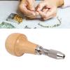 6 Sets Wooden Handle Pin Vise and Copper Chuck Hand Pin Vise Kit for Jewelry Model Making Electronic Assembly