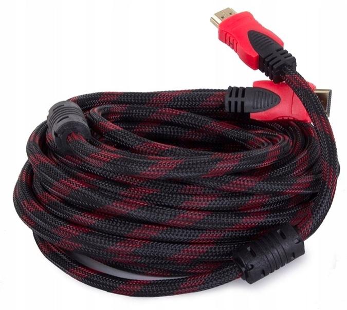 Hdmi Cable - Hdmi 10M Braided Cable 2.0 3D Uhd 4K Full Hd Copper 48 Bit