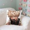 Cute BBakugo KatsukiS Anime Throw Pillow Covers Pattern Cushion Cover Suitable For Sofa Bedroom Car Pillow Cover