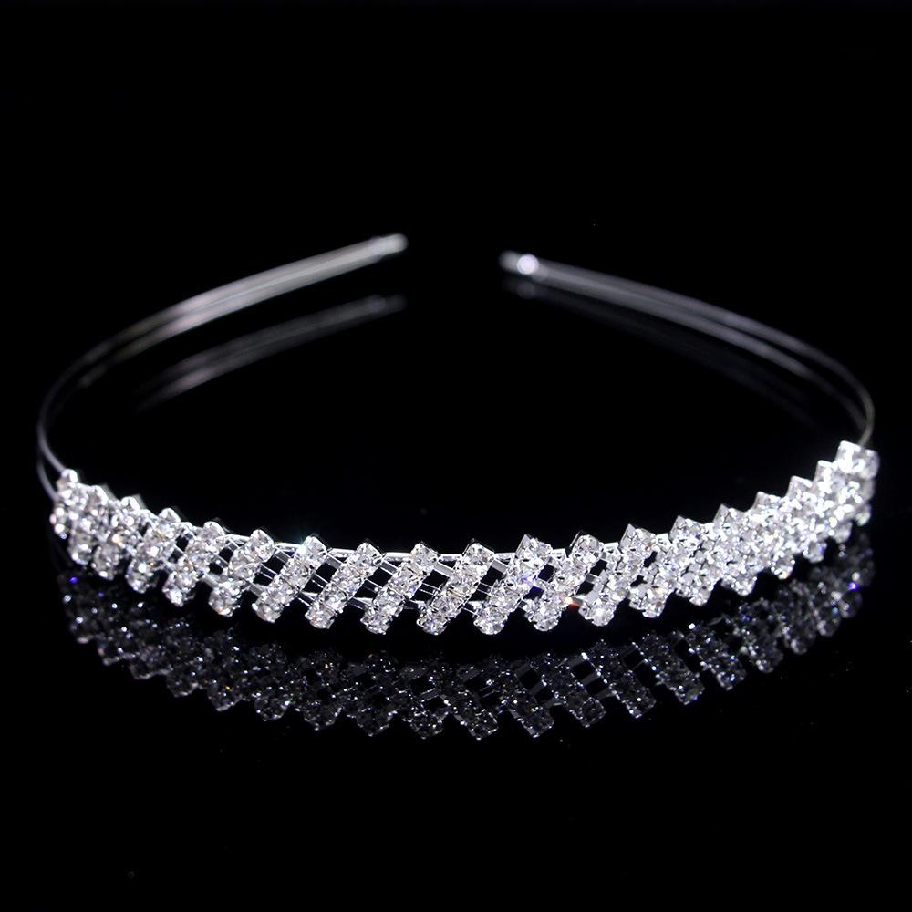 Fashion Multi-Layer Pearl Headband Women'S High-End Claw Chain Exquisite Rhinestone Love Accessories Bridal Hair Accessories