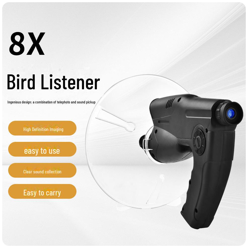 Single-Tube HD Bird-Listening Telescope for Outdoor Bird-Watching