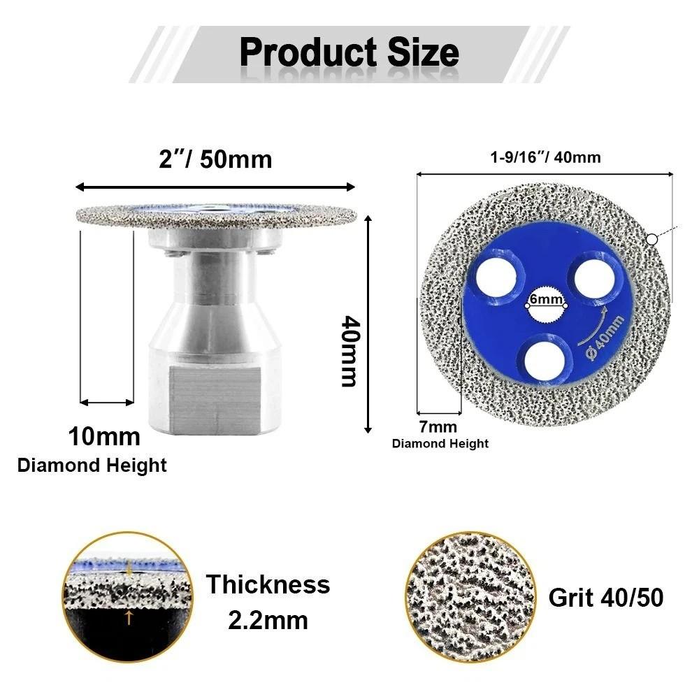 Sharp Cutting Brazed  Saw Blade Long-Lasting Durability Mini Cutting Disc  Tile Cutting