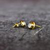 Moonstone Studs, Lunar Gem Studs, Dainty Crystal Earrings, Moon Vintage Studs Earrings Feminine Studs, June Birthstone Earrings , Tiny Studs