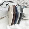 Mens Socks Solid Color Autumn Winter Middle Tube Socks Men Male Wool Cashmere Thermal Solid Color Black Gray Elastic Long Socks