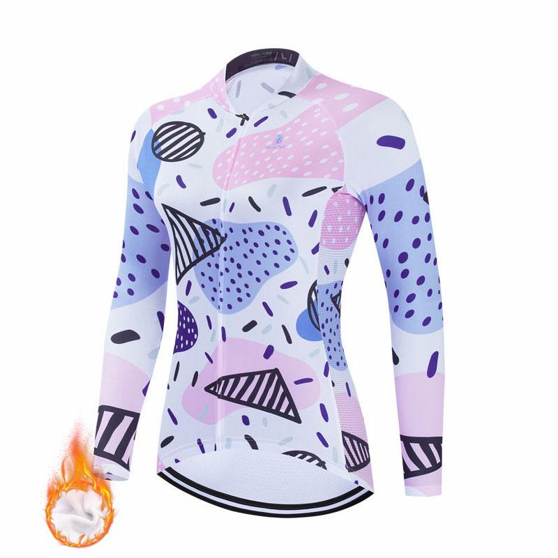 2026 Salexo Winter Cycling Clothing Women New Thermal Fleece Cycling Jersey Set Bike Jersey MTB Bicycle Clothes Ropa Maillot Ciclismo