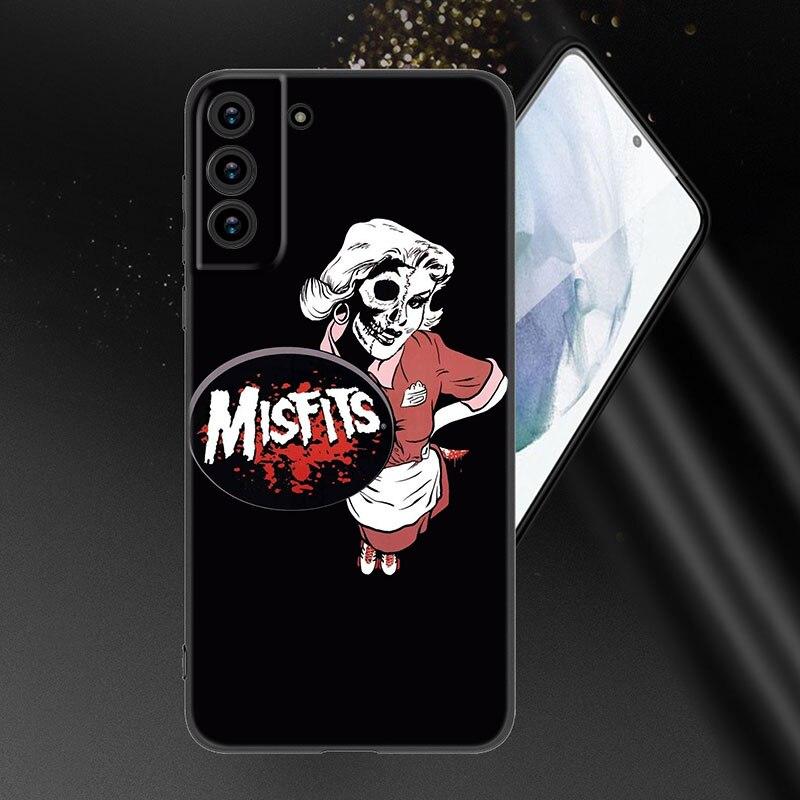 The Misfits Glenn Danzig Phone Case For Samsung Galaxy S20 S21 FE S22 Ultra S10 Lite S10E S9 S8 Plus S7 Edge Soft Black Cover