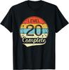 Big Sale!!! Level 20 Complete 20th Wedding Anniversary Unisex Gift T-Shirt S-5XL