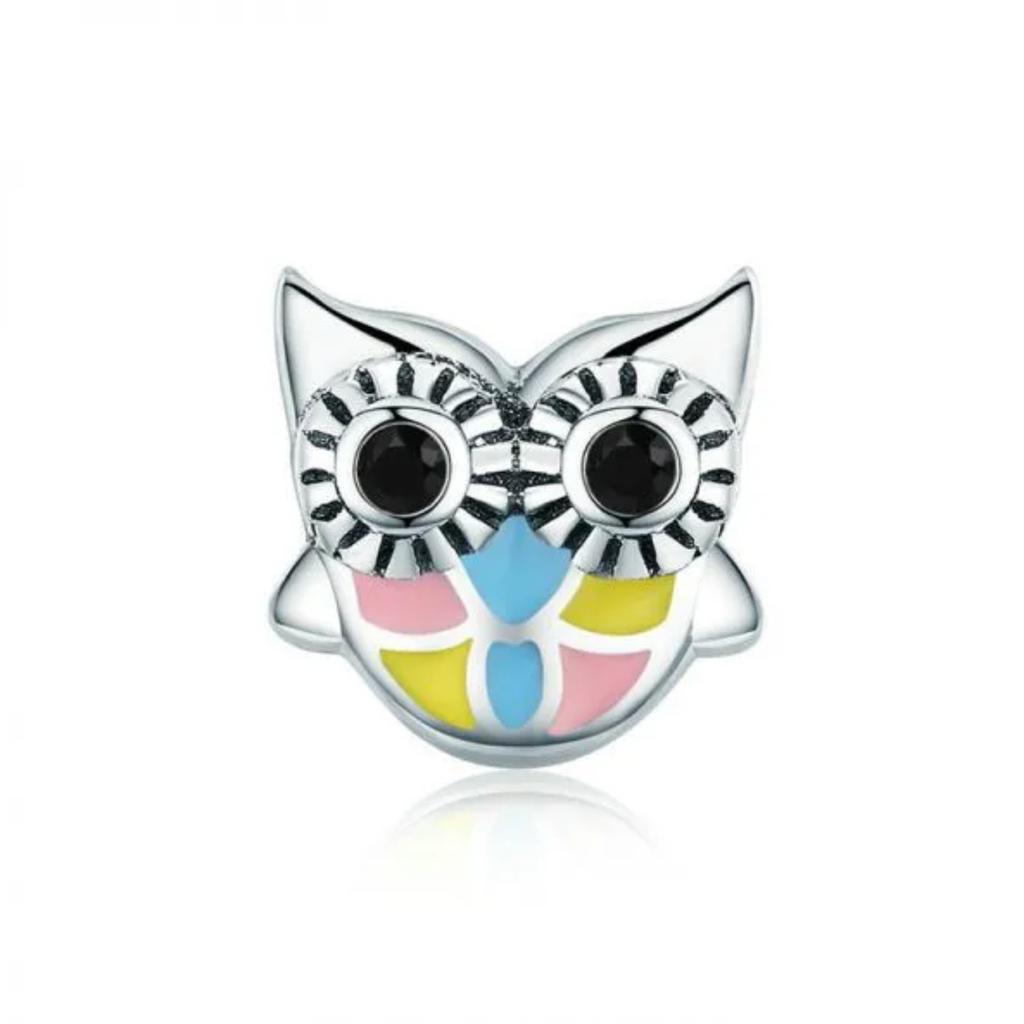 Charms Do Pandora Civetta Per Collana Argento S925