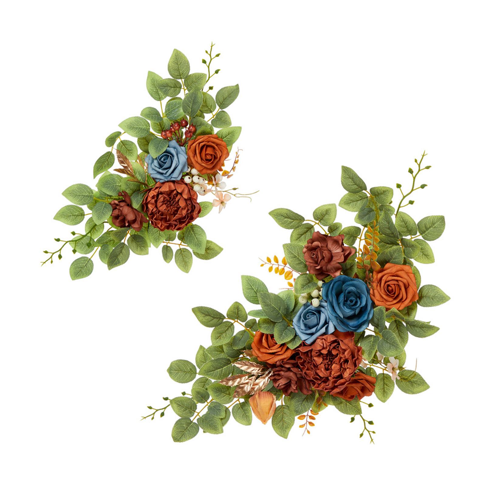 

Практичные цветы для свадебной арки, Нежные цветы для арки свадебной церемонии, Функциональное украшение арки из шелковых цветов A