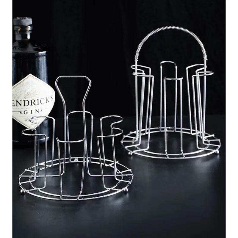 New European Style Cup Rack Stand Holder simpleArt Standing Mug Saucer Ceramic Cup Holder Household Counter Bar Kitchen Supplies