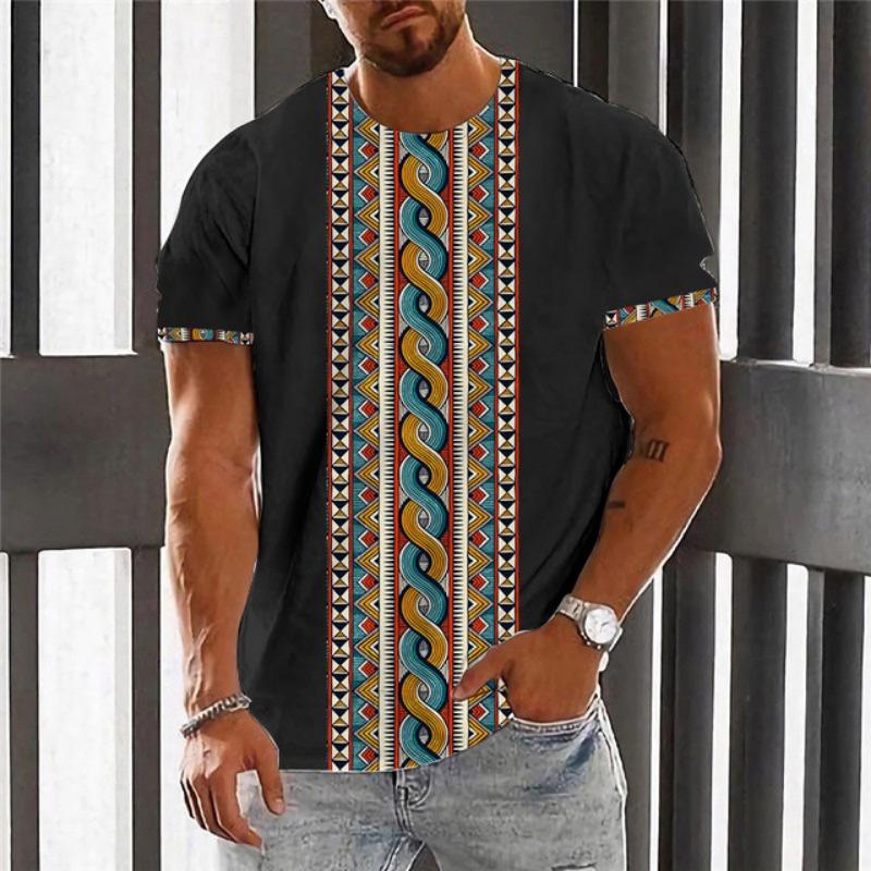 Vintage Men's O-neck Short Sleeve T-Shirts Clothing Oversized Loose Crew-Neck T Shirts Top Outdoor Quick Dry Fitness Sportswear