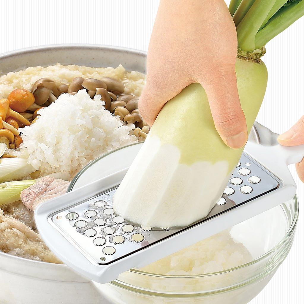 Shimomura Kogyo Full Veggie Stainless Steel Made in Dishwasher Made in Niigata Prefecture Grater, Japan, Safe, FV-605, Tsubame-Sanjo,