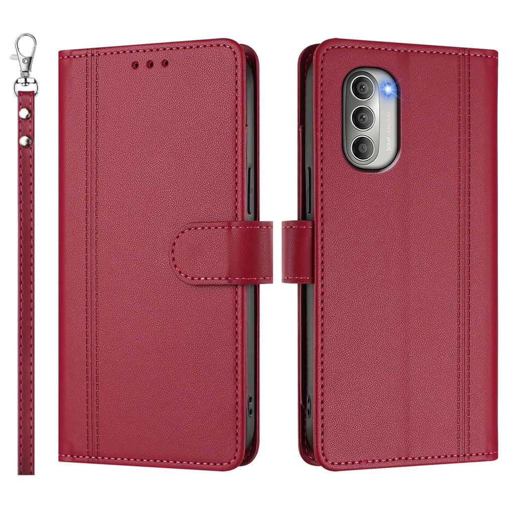 Wallet Case for Motorola Moto Edge 2026 G Stylus 5G 2025 Edge 60 Stylus X30 G67 G77 G87 G Power Cover Slim Flip Magnetic Clasp