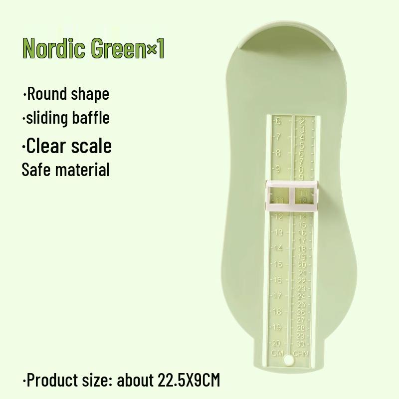 Baby Foot Measurer: Precise Shoe Size Tool for Infants and Kids - All Seasons