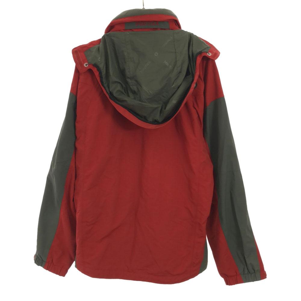 Marmot Outdoor Jacket S Red X Gray Hood Men's Used
