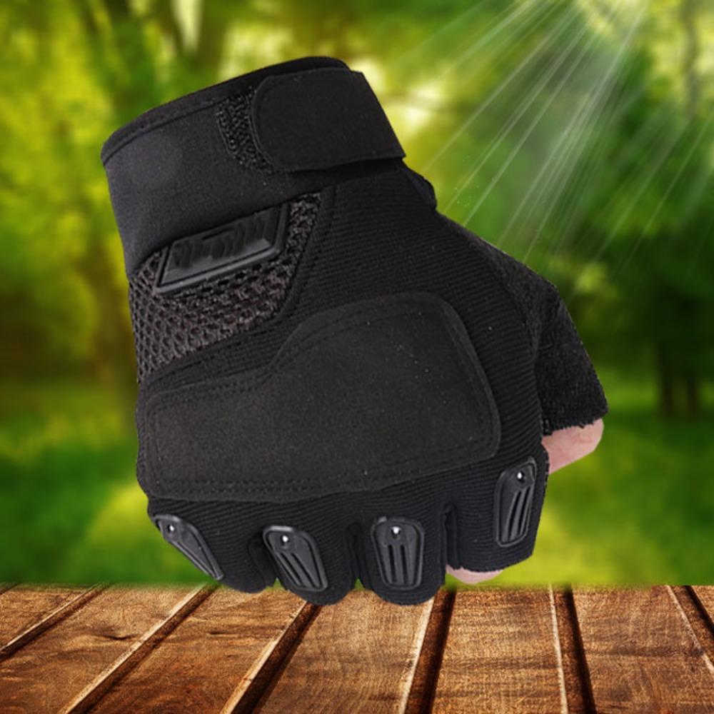 

Latest men s and women s half-finger gloves field outdoor protection wear-resistant sports racing thin cycling non-slip glo Practical Use One size армія зелений колір