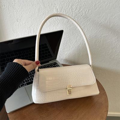 Premium Textured Bag Women's New Retro Small Square Bag Niche Simple Underarm Bag Versatile Shoulder Messenger Bag