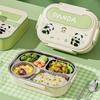 Stainless Steels Meal Preps Container Leak Proof Multiple Compartment Microwaveable Lunch Box For Travel Outdoor Use