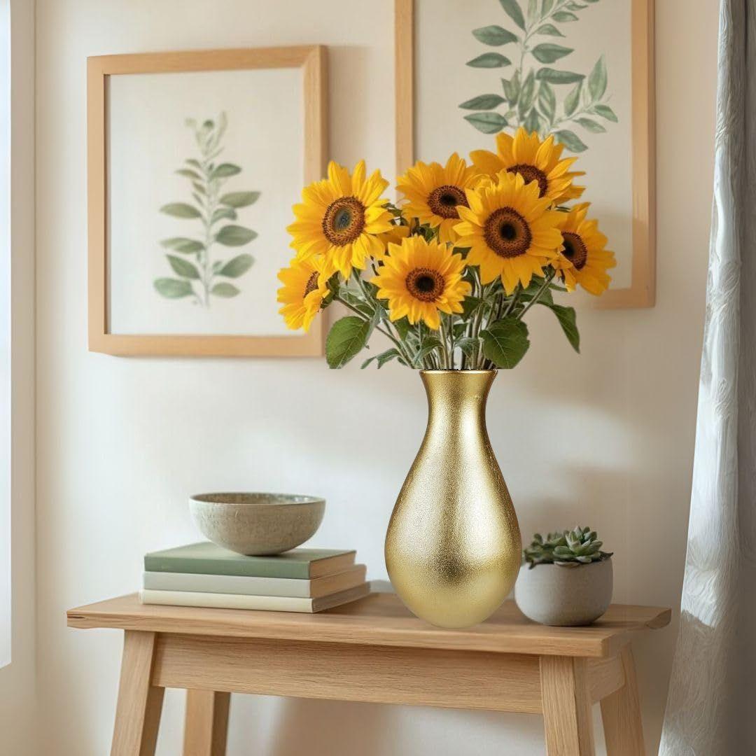 

1 Pc Wooden Vase for Home Decor | Decorative Aesthetic Showpiece for Living Room, Bedroom, Office, Balcony, Center Table | Lightweight,