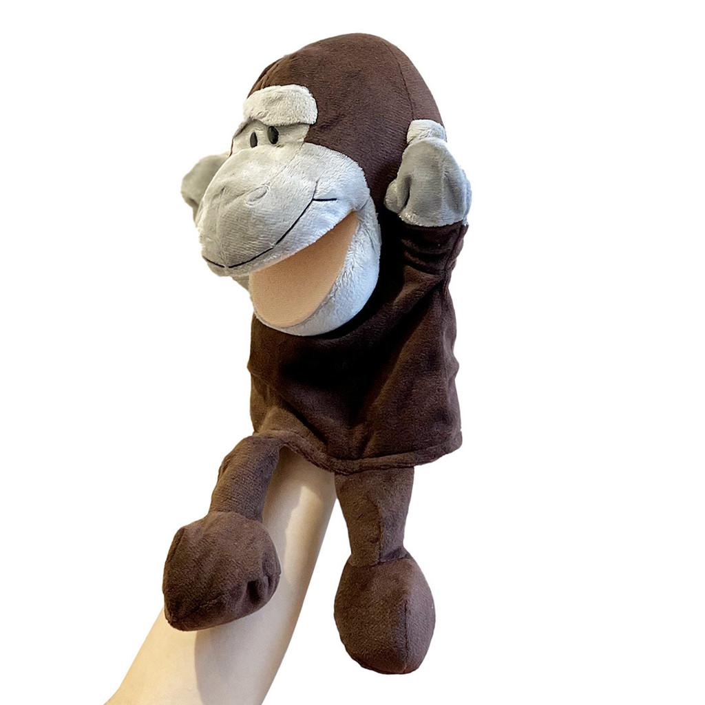 Pigs Cows Ducks Frogs Mouth Opening Ventriloquis Puppet Toys Hand Plush Kid Gift