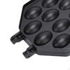 10 Hole Takoyaki Pan Baking Cooking Tool, Nonstick Octopus Grill Plate Double Maker