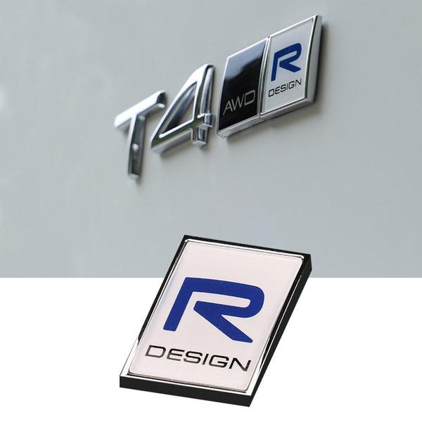 

Металлическая наклейка на багажник для стайлинга автомобиля для Volvo XC60 XC90 XC70 C70 V60 V90 XC40 S60 S90 S80 T4 T5 T6 Volvo RDESIGN Эмблема Наклейка