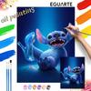 Disney Stitch With Crystal Slipper Paint By Numbers Hand Painting Kit. Home Decor Gift