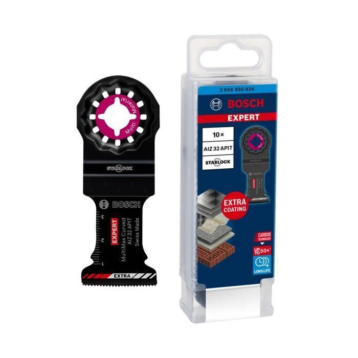 Břity pro multifunkční nářadí - BOSCH - MultiMax AIZ 32 APIT - 10 břitů - Karbid - Starlock