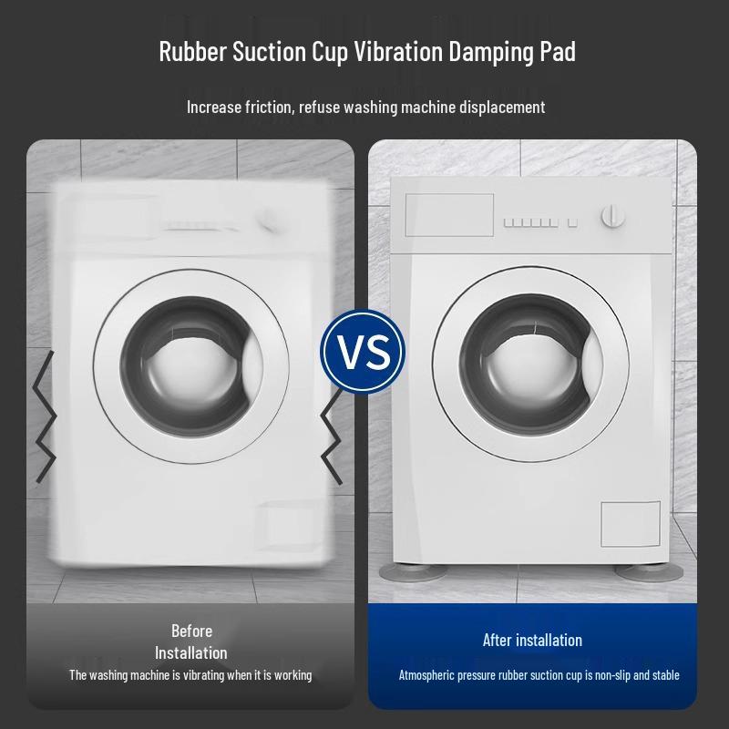 Universal Anti-Vibration Washing Machine Stand with Adjustable Foot Pads